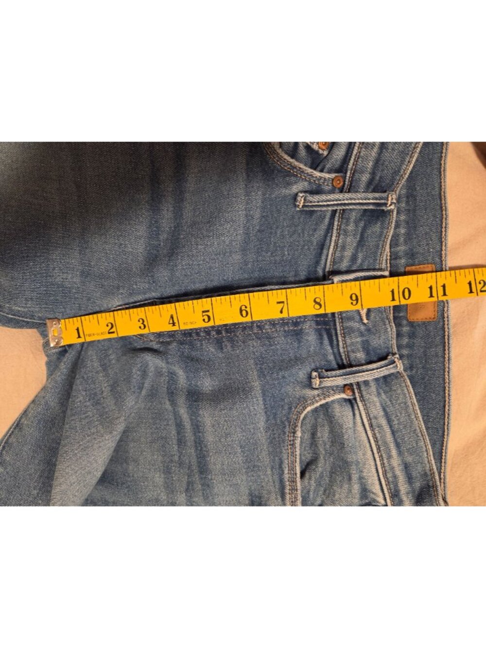 Mother Lil Weekender High Rise Flare Jeans Size 26 Layover frayed - Picture 9 of 11